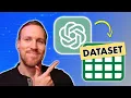 Create Free Custom CSV Datasets using ChatGPT