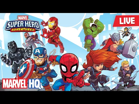 Download MP3 🔴 Marvel Super Hero Adventures | Livestream | FULL EPISODES COMPILATION