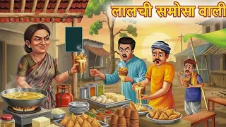 “ठंड में गरीब कुल्हड़ समोसा वाली बहु – सच्चाई जानकर सब रो पड़े 😢” || Moral Cartoon Story