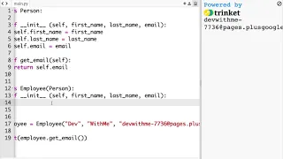 Python Tutorial Class part 2 - Inheritance