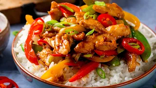 Thai Chicken Stir Fry. 