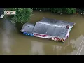 Flooding at Hardwood Honey bee field in Indianapolis