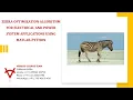 ZEBRA OPTIMIZATION ALGORITHM FOR ELECTRICAL AND POWER SYSTEM APPLICATIONS USING MATLAB-PYTHON