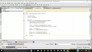 Lesson 28 Android Studio Extract Bundle Data to next Activity