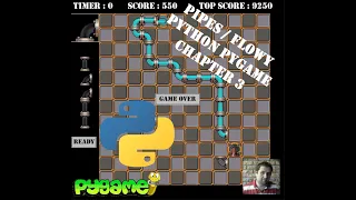 Pipes Flowy - Chapter 3 Python Pygame Module Programming Beginners