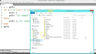 093 Learn python and ruby programming - vowel or consonant