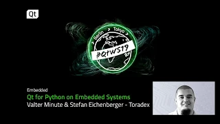 Using Qt for Python for embedded system development