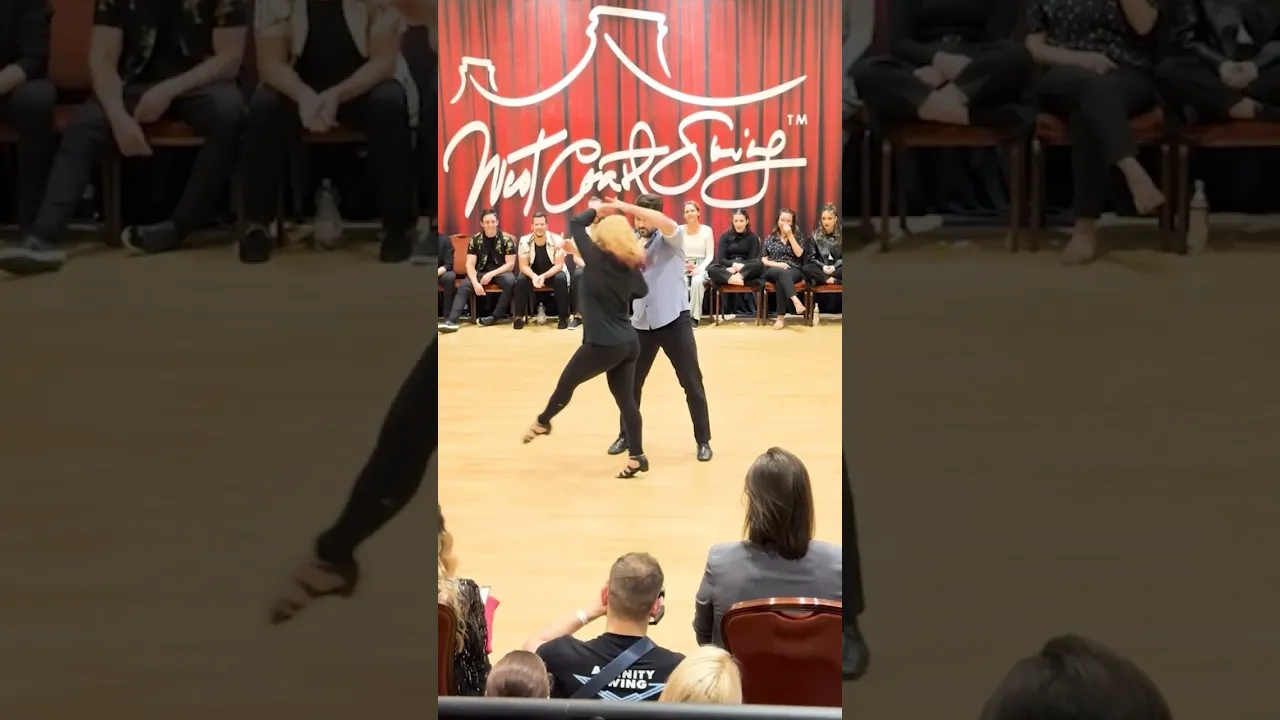 Improv dance to Gooey by Glass Animals by Ben Morris & Tatiana Mollmann at BudaFest 2024 #dancevideo