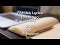 Download Lagu Pricetagg - Pahina Lyric Video ( Feat. Gloc 9 \u0026 JP Bacallan)