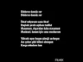 Lagu Serdar Ortaç- Dansöz(lyrics)
