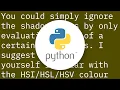 What is a good way to extract dominant colors from image without the shadow