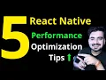 5 React Native Performance Optimization Tips Engineer Codewala