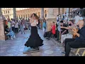 Flamenco en la Plaza de España de Sevilla