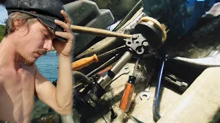 “Messing with this could sink the boat” (Reattaching Perkins 4.108 flywheel & rear seal PT.1)  EP.13