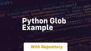 python glob example