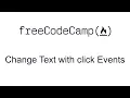 Change Text with click Events - JSON APIs and Ajax