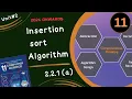 Lecture Unit Insertion sort Algorithm Sorting Algorithm NBF CS 11 ICS1 FBISE