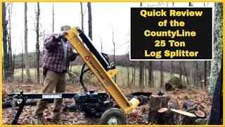 CountyLine 25 Ton Log Splitter Review - Tractor Supply Co