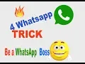 Download Lagu 4 TRICKS WILL MAKE YOU A WHATSAPP BOSS 2018