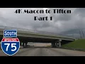 4K Macon to Tifton Interstate 75 South I 75 South Part 1