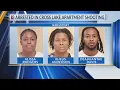 Three arrested in double homicide at Shreveport apartment complex