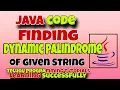 PalinDrome check DYNAMIC programming by Telugu programming tutorial learning successfully