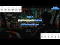 Babylon capo 1 by David Gray play along with scrolling guitar chords and