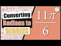 Convert radians to degrees