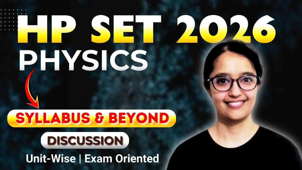 HP SET 2026 | Physics - Syllabus Explained !