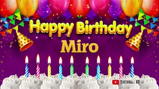 Miro Happy Birthday To You Happy Birthday Song Name Miro 