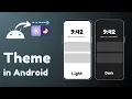 Change Android Theme Dark Mode Toggle