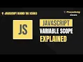 JavaScript Scope Explained Global Function Block Scope Lexical Scope