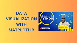 Data Visualization with Matplotlib