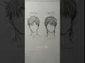 Download Lagu how I draw boy's hair✨ || hot boy and cool boy✨ #drawing #tutorial #howtodraw #shorts #art