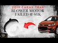BLOWER MOTOR REPLACE 2019 CHEVY TRAX