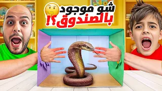 تحدي بين دادي وخلودة يحزروا شوفي داخل الصندوق  طلعلهم شي خطير  دندنها