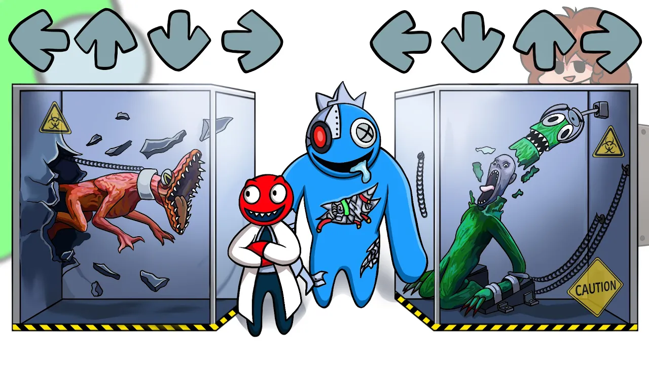 The Best of FastToon's Spooky Detective Stories: Mini Crewmate vs FNF vs Rainbow Friends vs FNAFSB