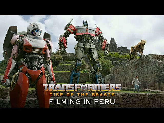 Filming in Peru