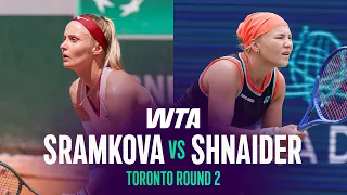 Rebecca Sramkova vs Diana Shnaider 2026 Toronto Round 2 WTA Match Highlights