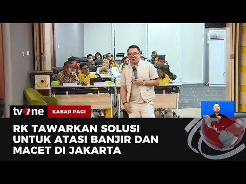 RK Sampaikan Gagasan untuk Jakarta Terkait Solusi Atasi Banjir dan Macet