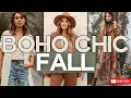 Boho Chic Stylish Fall Outfit Ideas 2025 Bohemian Fashion Inspiration for Every Occasion
