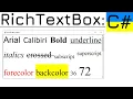 RichTextBox C Windows Forms
