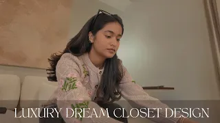 Designing My Luxury Walk-In Closet & Furniture Shopping for Our New Home.
