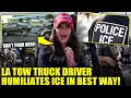 Download Lagu Brave Tow-Truck Driver HUMILIATES ICE in LA!