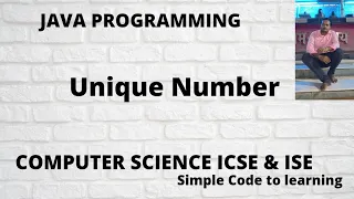 Java Program To Check Unique Number Hindi