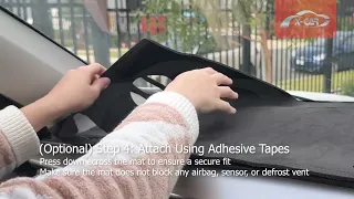 X-CAR How to Install a Car Dash Mat Quick Easy Guide