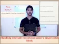 JAVA NEW FEATURE handling multiple exceptions inside a single catch block try and catch in java