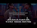 TE LO DIJE - Codiciado, Grupo Firme