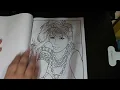 Totally Outrageous 80s New Wave Colouring book Flip Through