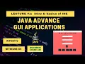 Java Advance GUI Applications Lecture 1 Intro Basics Of Ide CSE Pashto Language
